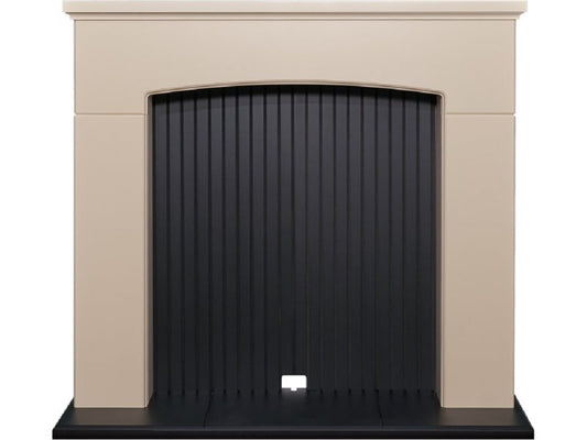 Adam Derwent Stove Fireplace Cream, 48"