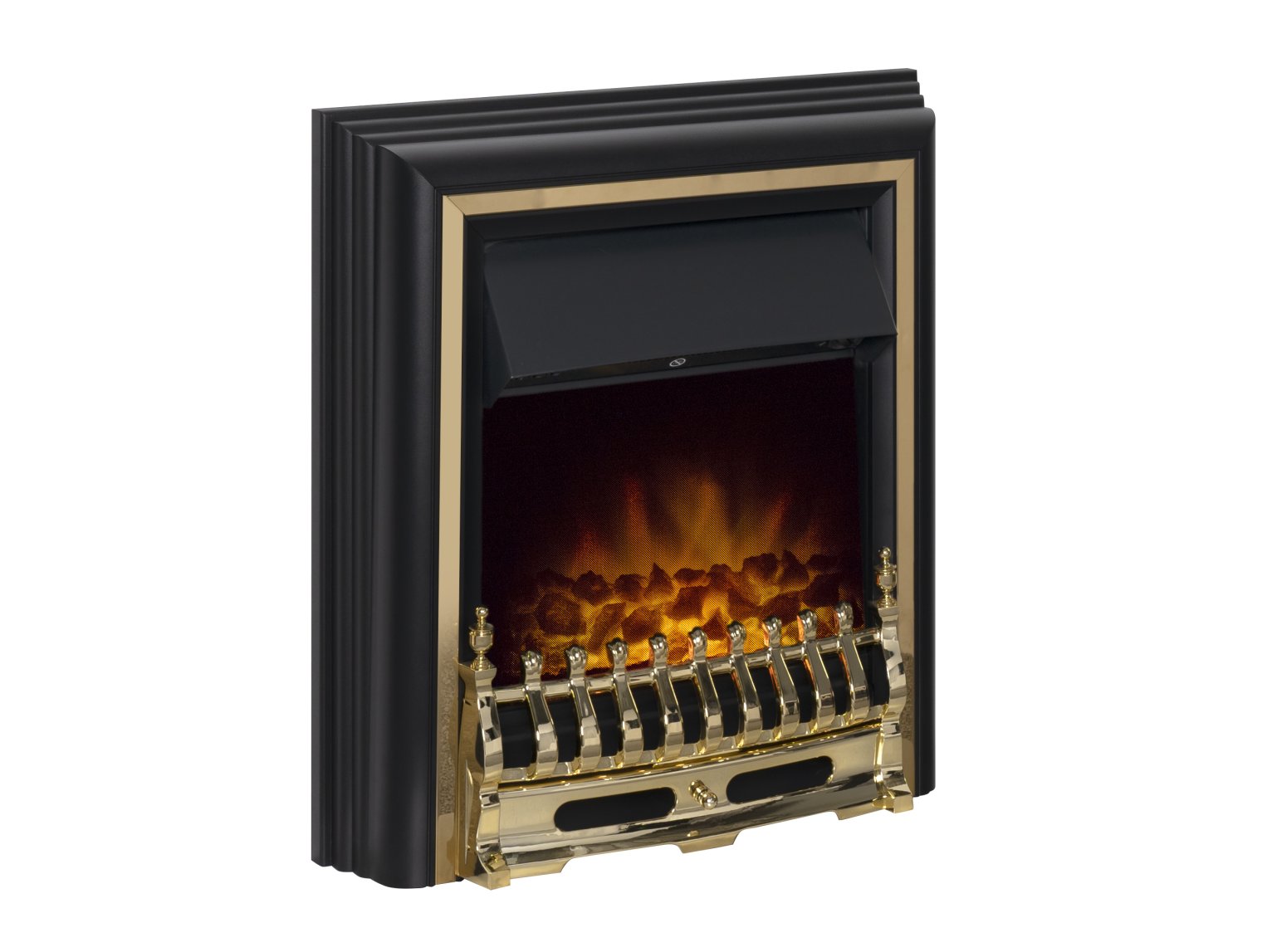Adam Durham Brass Freestanding Electric Fire