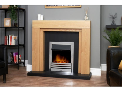 Adam Eclipse Electric Fire Chrome