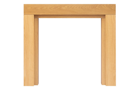 Adam Fenwick Mantelpiece in Oak with Downlights, 45 Inch