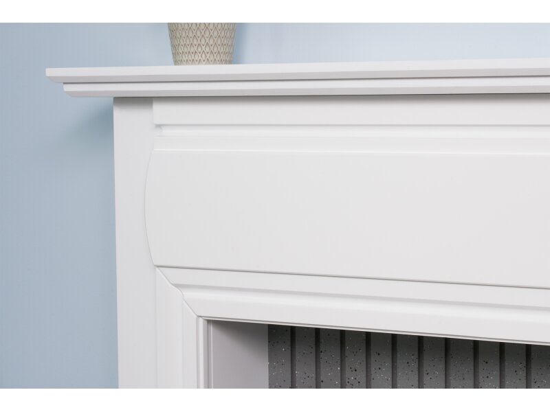 Adam Florence 48 Inch Stove Fireplace Pure White