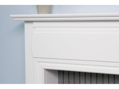 Adam Florence 48 Inch Stove Fireplace Pure White