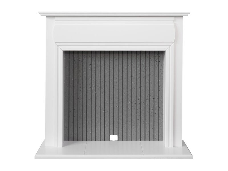 Adam Florence 48 Inch Stove Fireplace Pure White