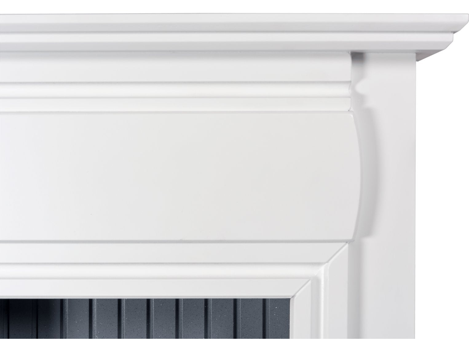 Adam Florence Stove Suite Pure White + Woodhouse Electric Stove Black, 48"