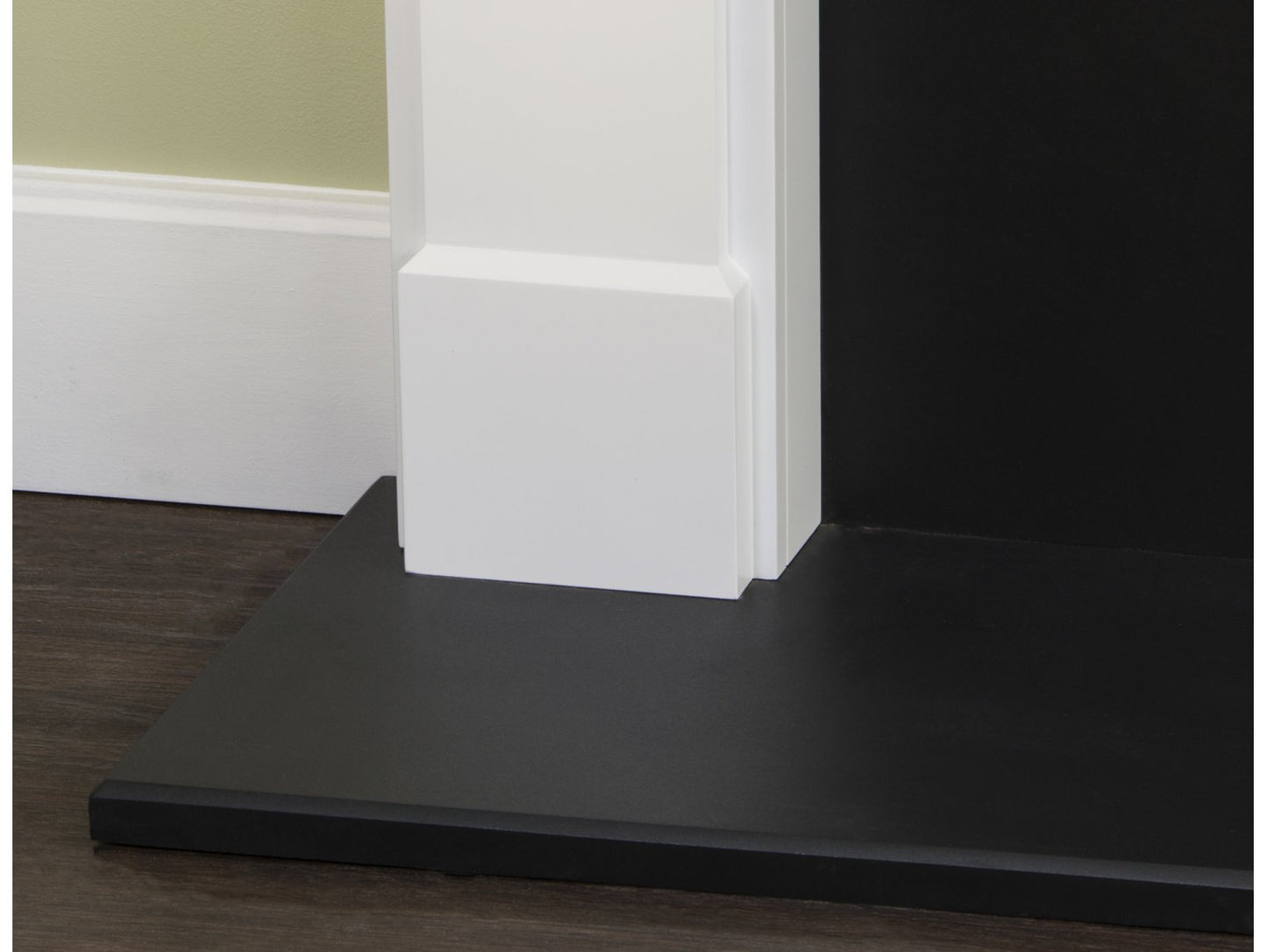 Adam Harrogate Surround Pure White + Keston Electric Stove, 39"