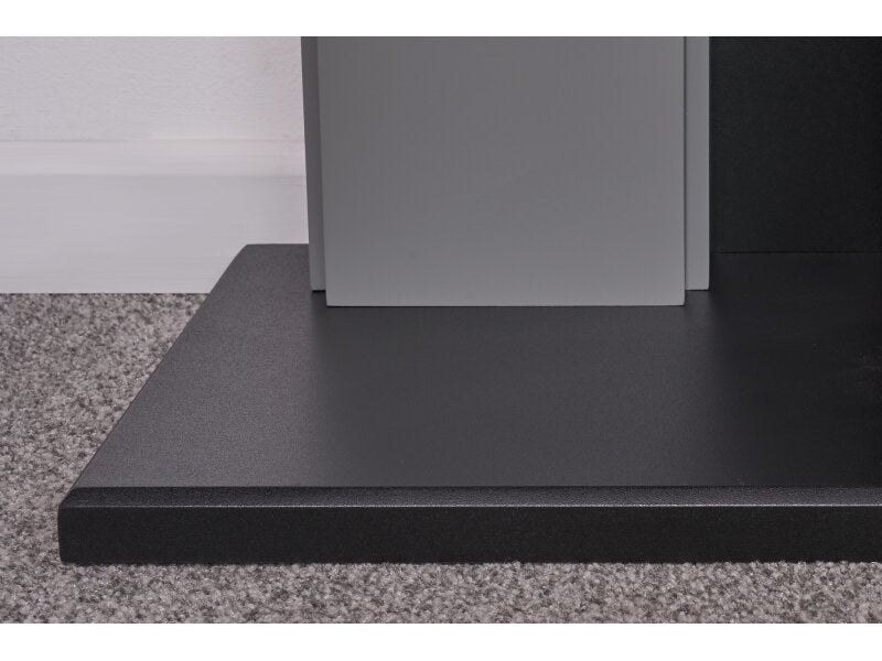 Adam Harrogate Stove Fireplace in Grey & Black, 39"