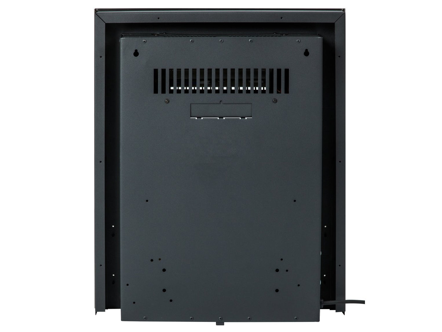 Adam Helios Electric Inset Fire Heater Brushed Steel