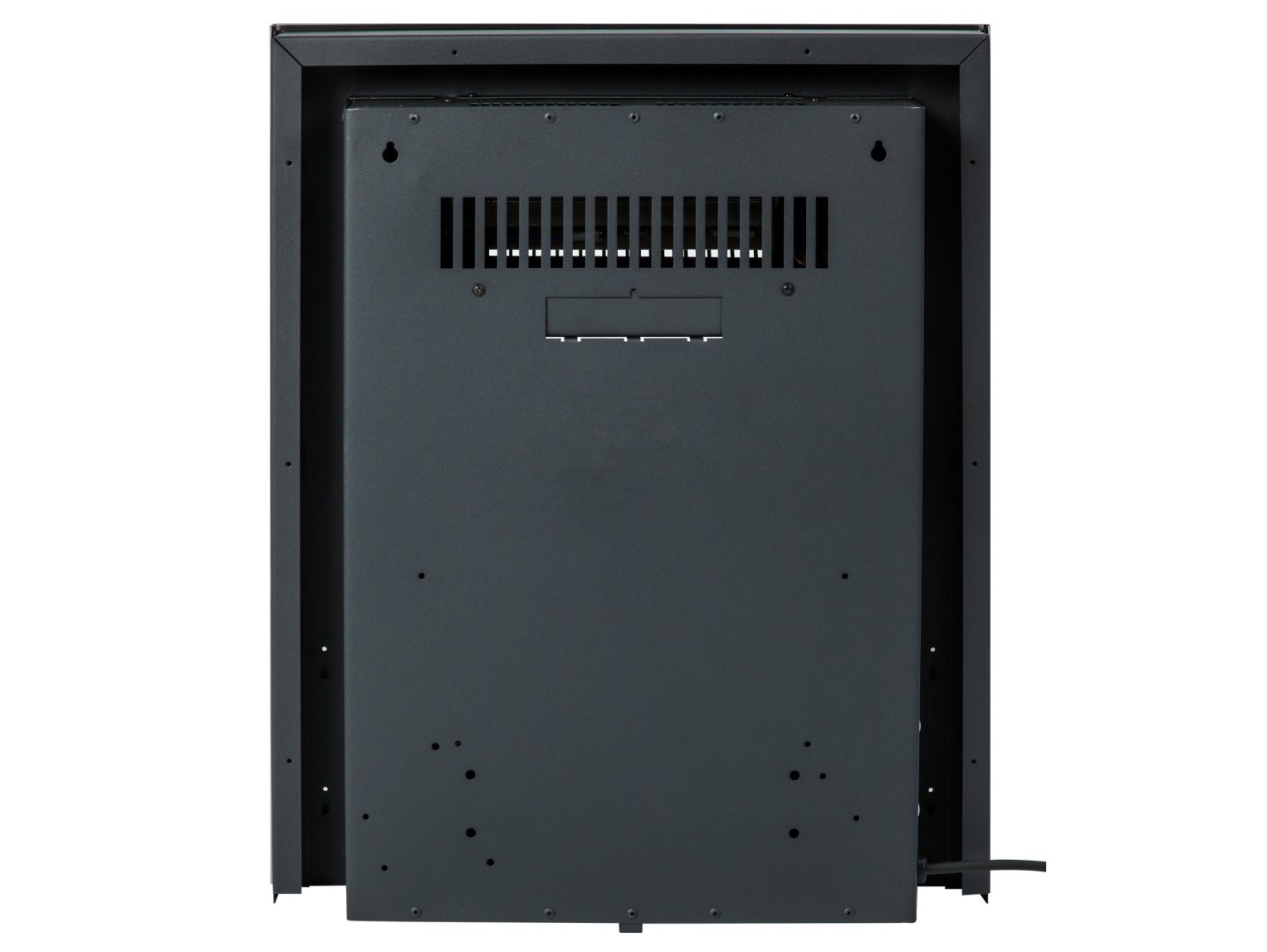 Adam Helios Electric Inset Fire Heater Brushed Steel