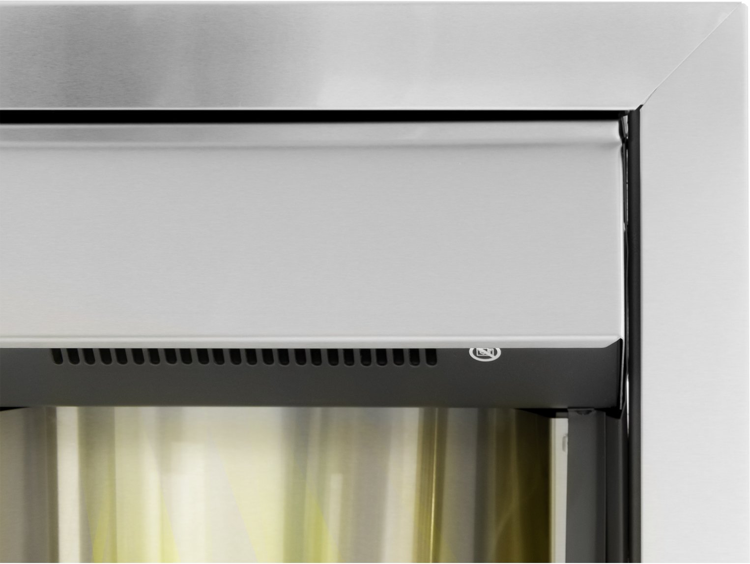 Adam Helios Electric Inset Fire Heater Brushed Steel