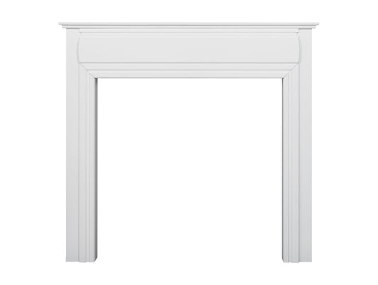Adam Honley Mantelpiece in Pure White, 48 Inch