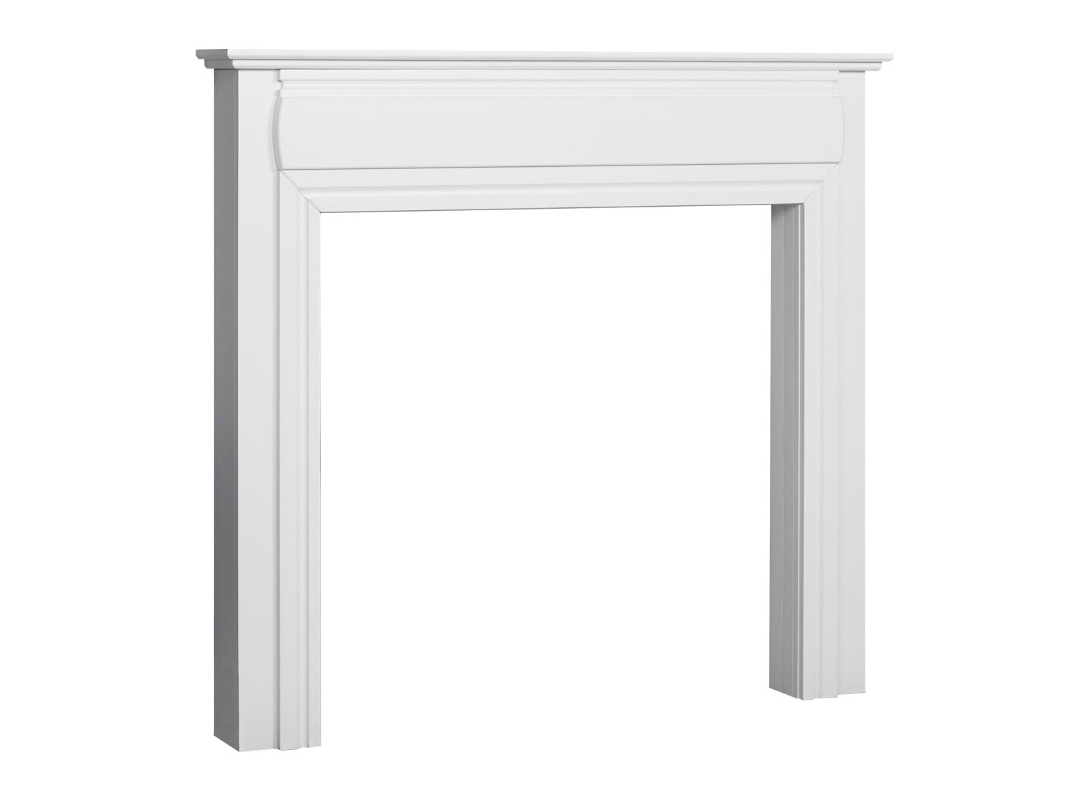 Adam Honley Mantelpiece Pure White, 48"
