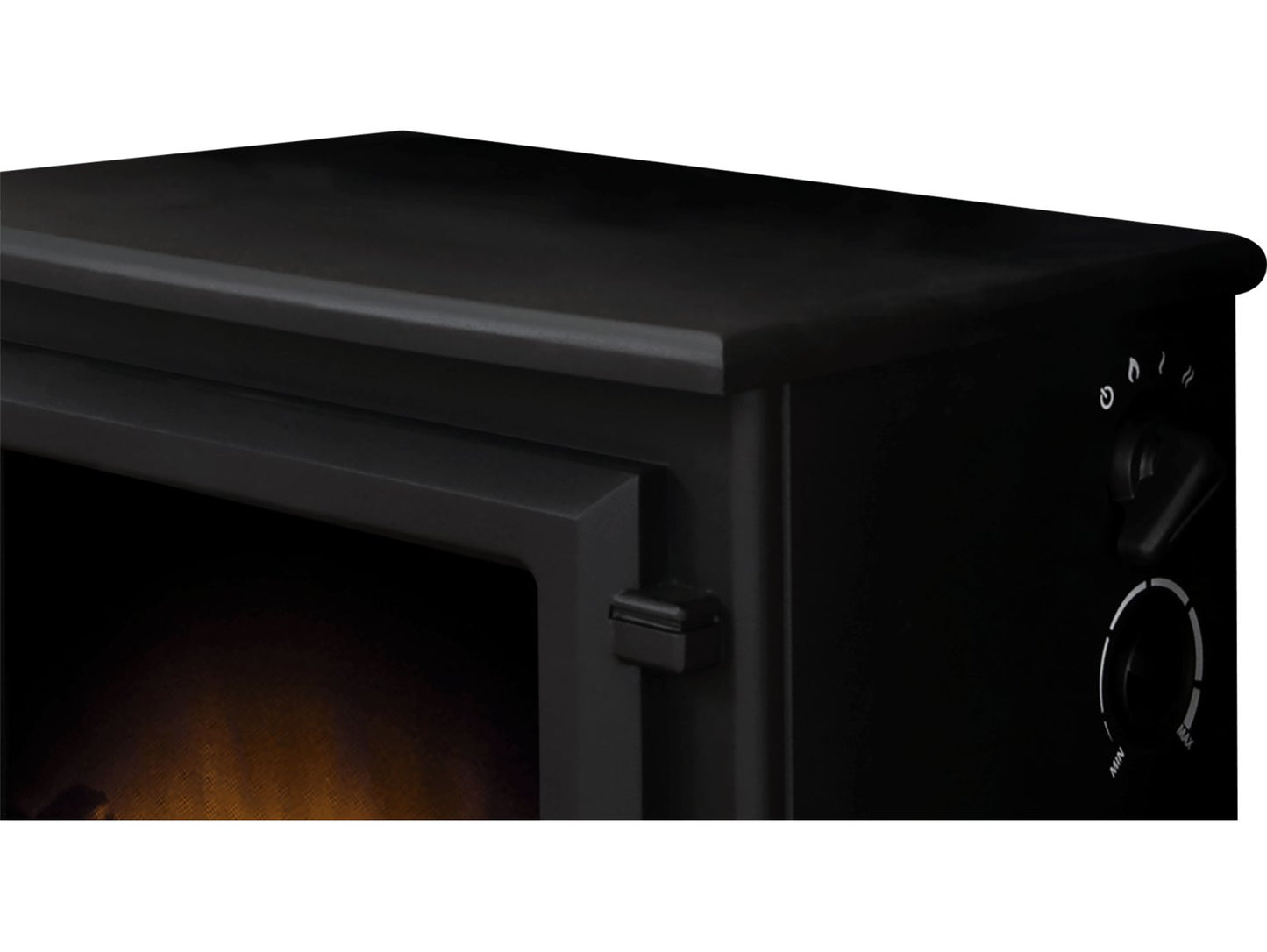 Adam Hudson Electric Stove Black + Straight Stove Pipe