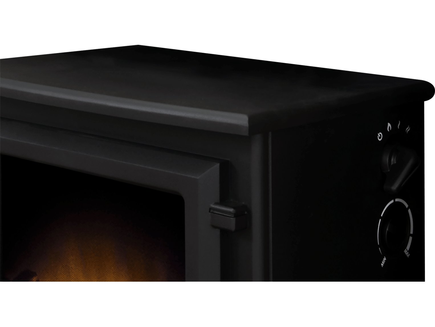 Adam Hudson Electric Stove Black + Straight Stove Pipe