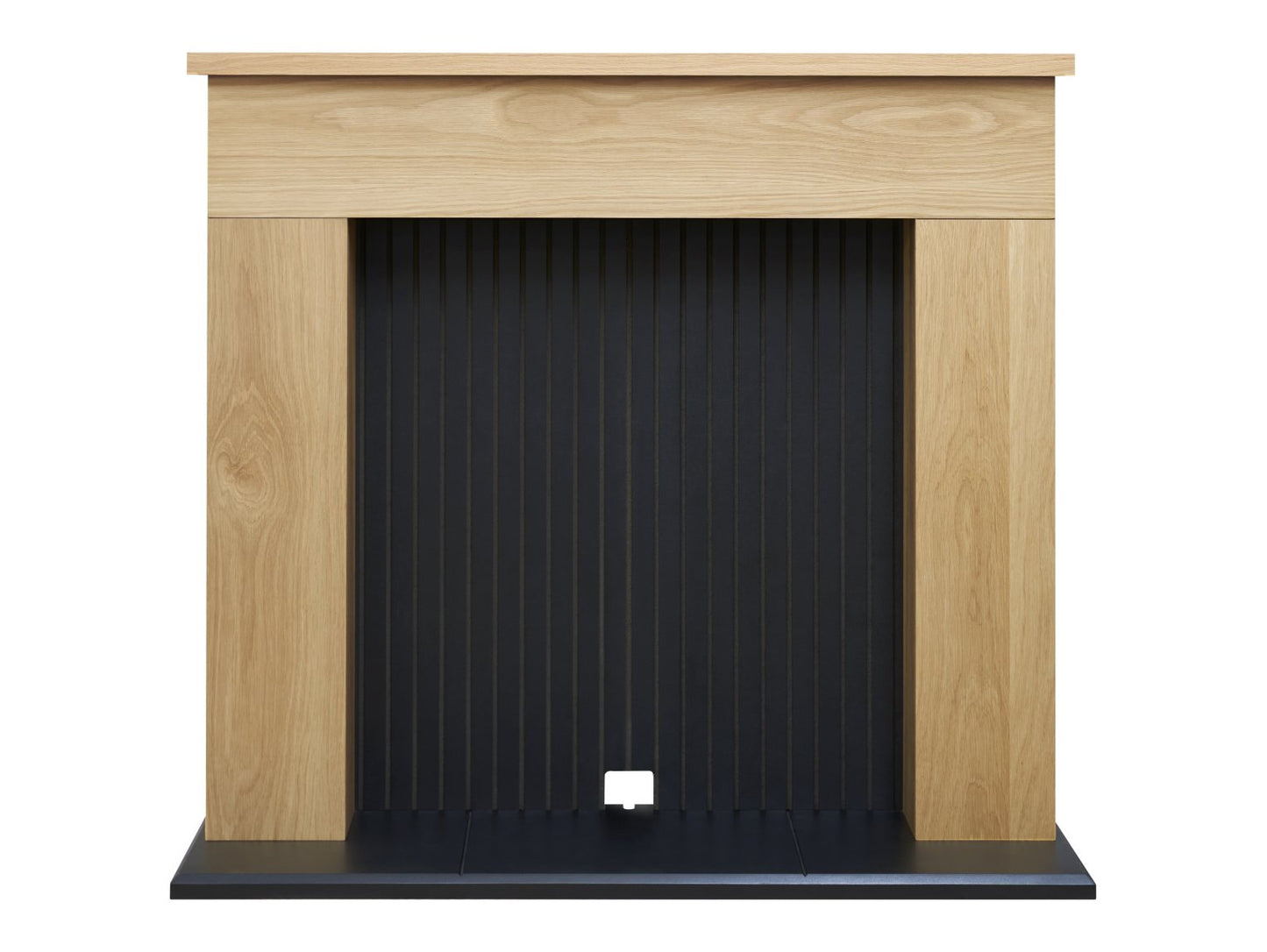 Adam Innsbruck Stove Fireplace in Oak, 48 Inch
