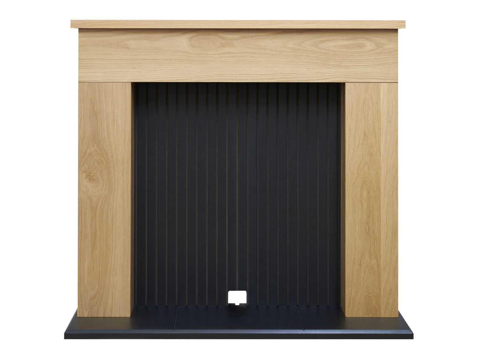 Adam Innsbruck Stove Fireplace in Oak, 48 Inch