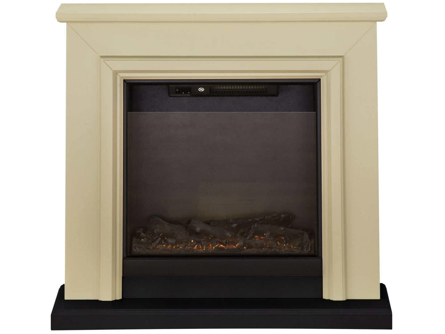 Adam Kensington Fireplace Suite in Stone Effect, 40 Inch
