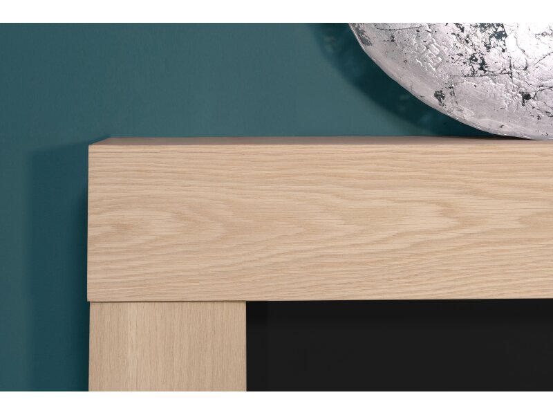 Adam Malmo Oak & Black/Cream + Colorado Electric Fire Black, 39"