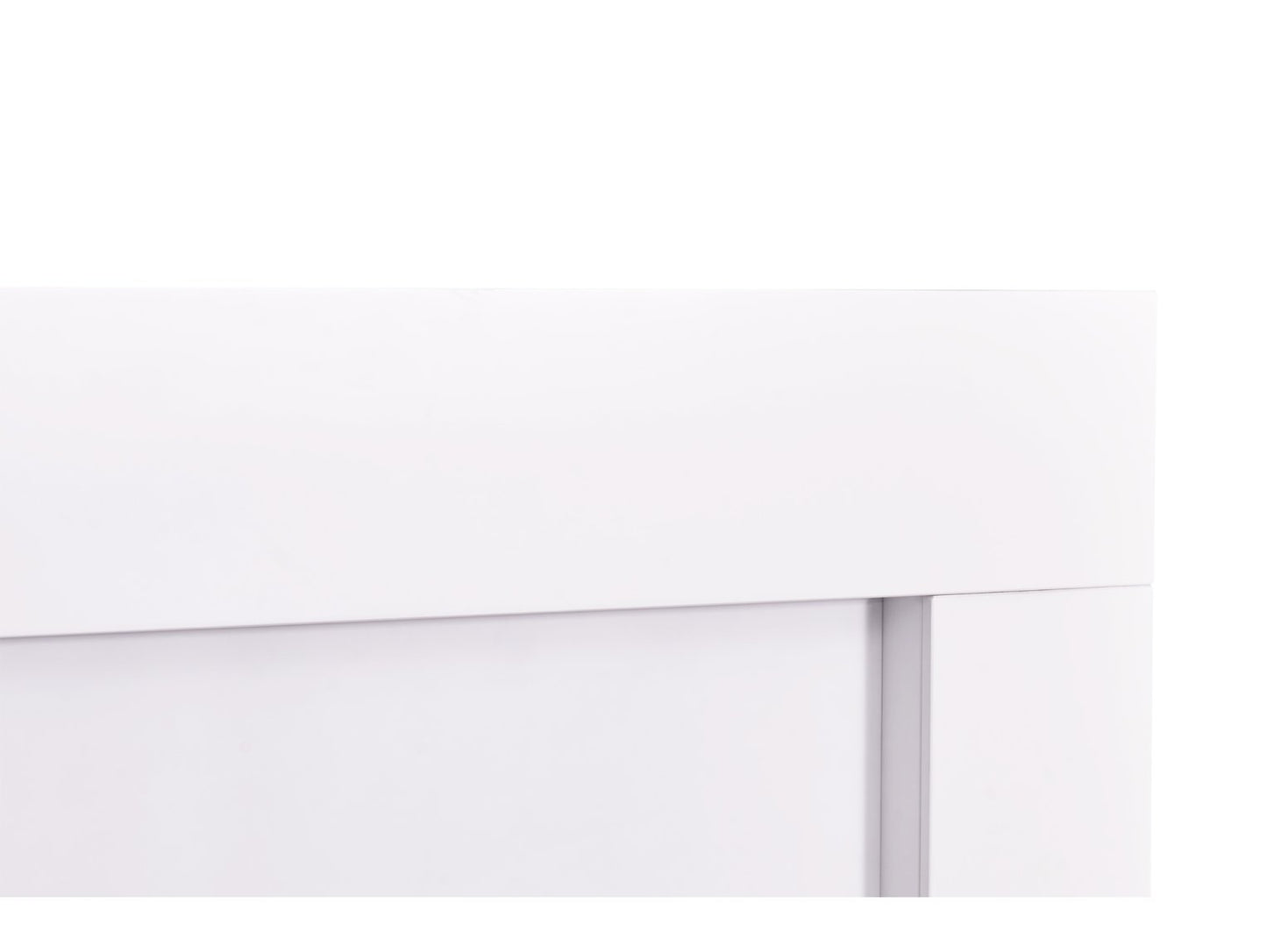 Adam Miami Fireplace Suite Pure White, 48"