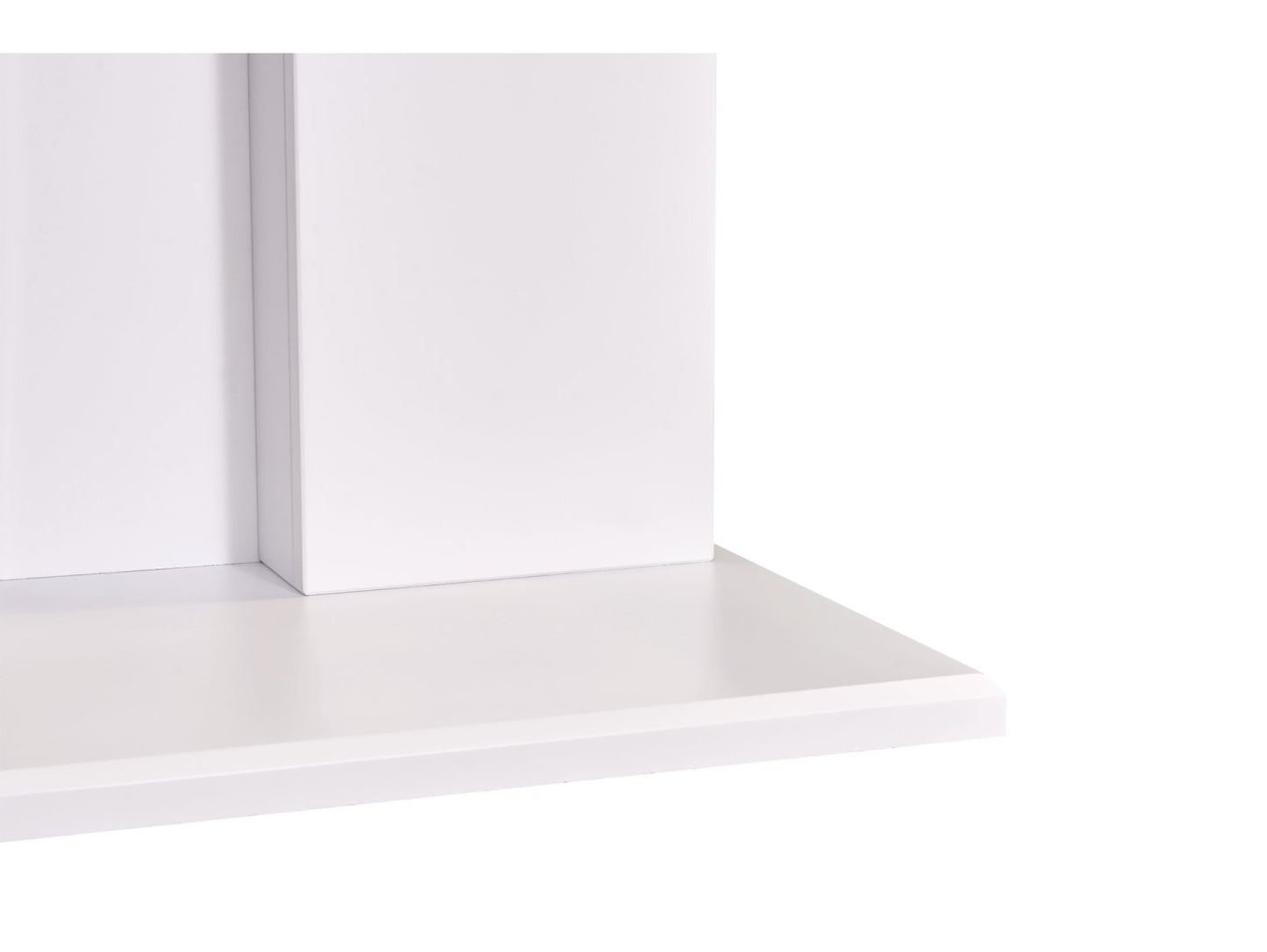Adam Miami Fireplace Suite Pure White, 48"