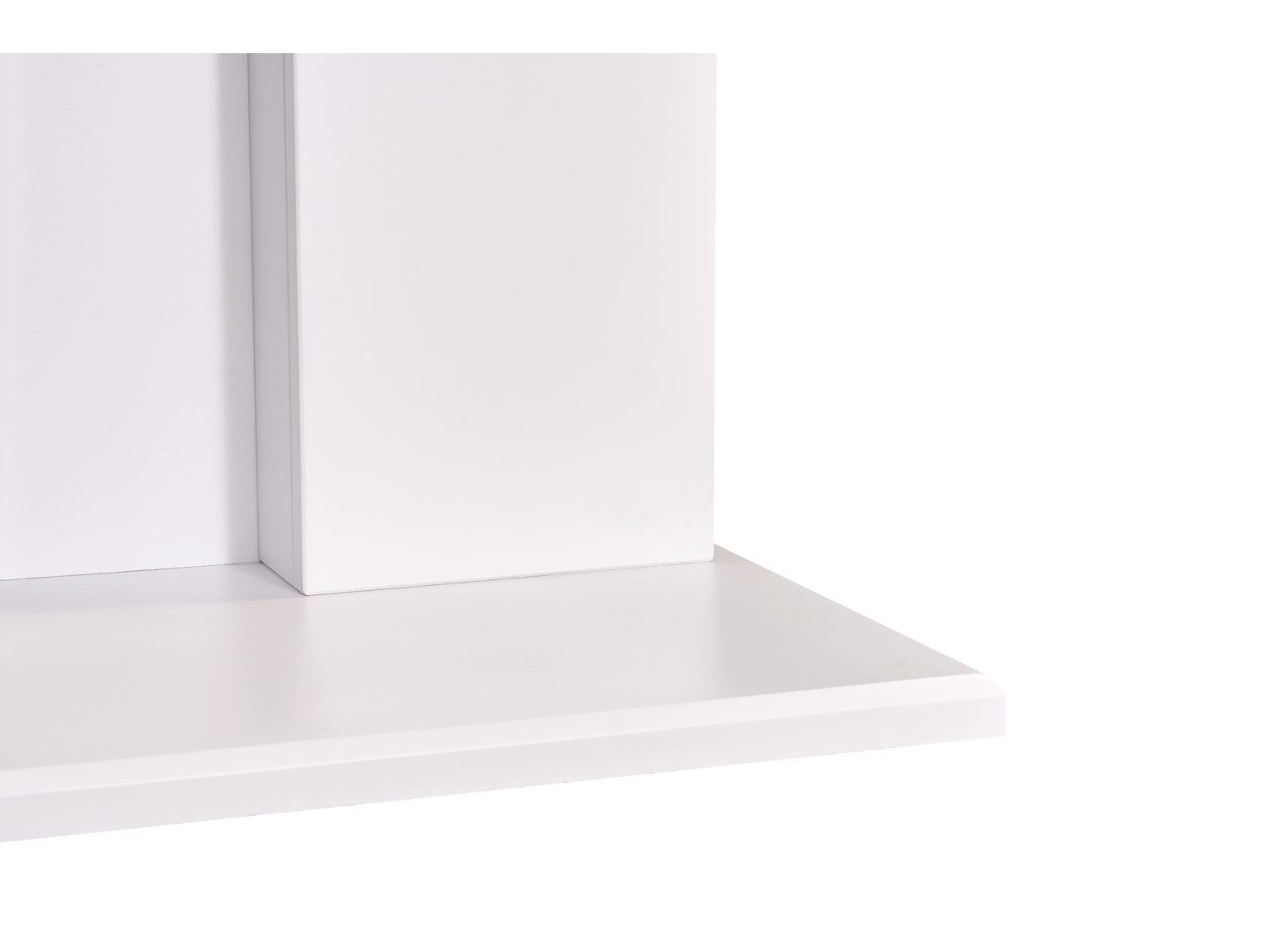 Adam Miami Fireplace Suite Pure White, 48"