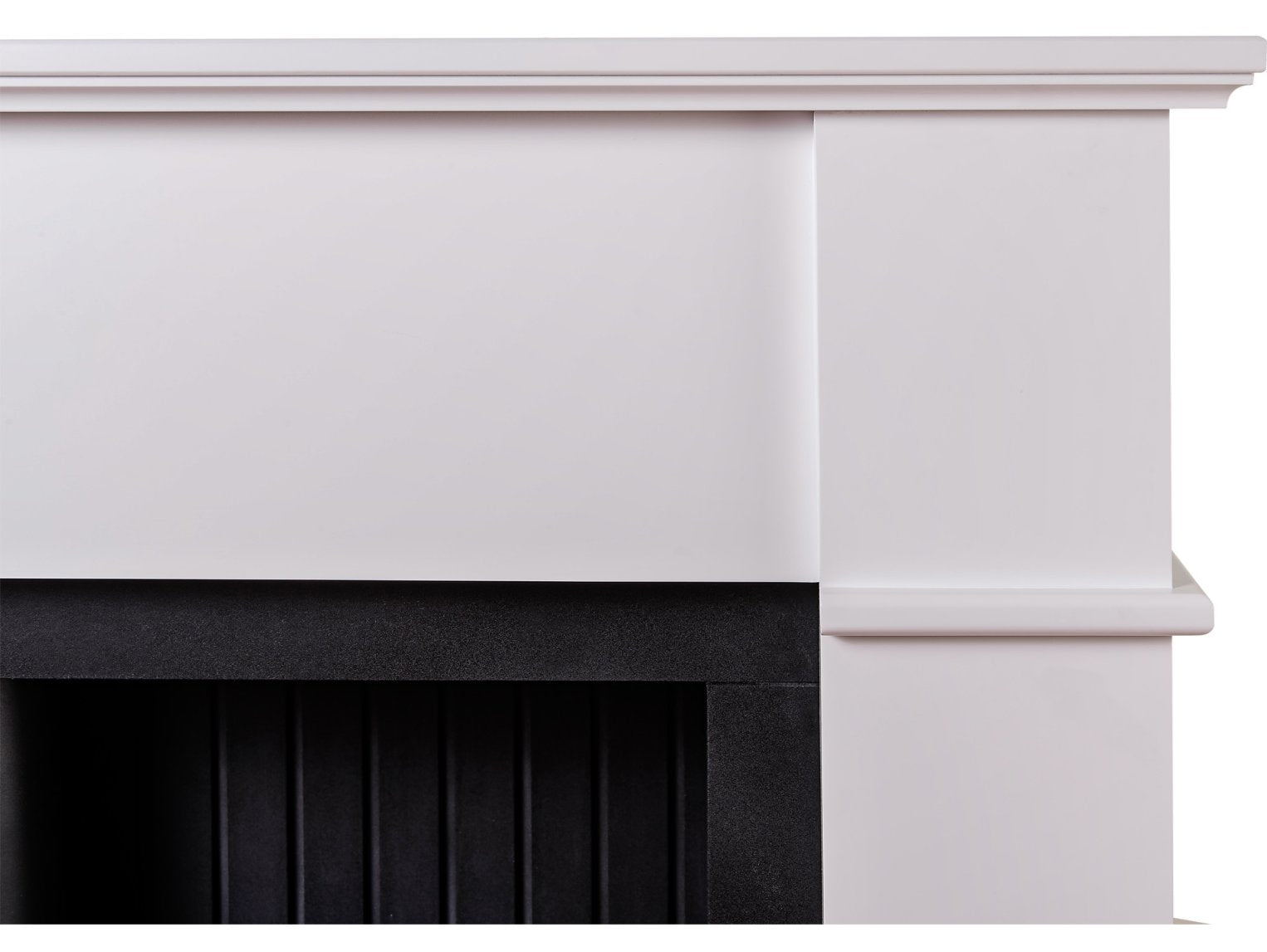Adam Oxford Stove Fireplace Pure White, 48"
