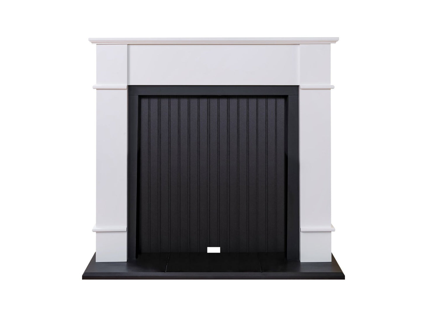 Adam Oxford Stove Fireplace in Pure White, 48 Inch