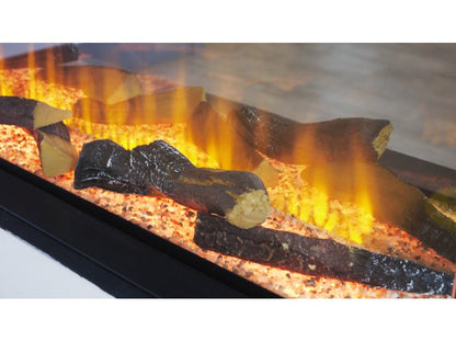 Adam Sahara 1250 Electric Inset Media Wall Fire with Remote Control, 51 Inch