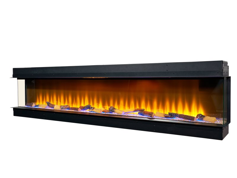 Adam Sahara 2000 Electric Inset Media Wall Panoramic Fire 81 Inch