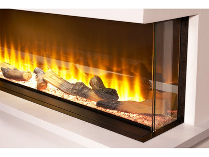 Adam Sahara Electric Inset Media Wall Panoramic Fire 31 Inch 750mm