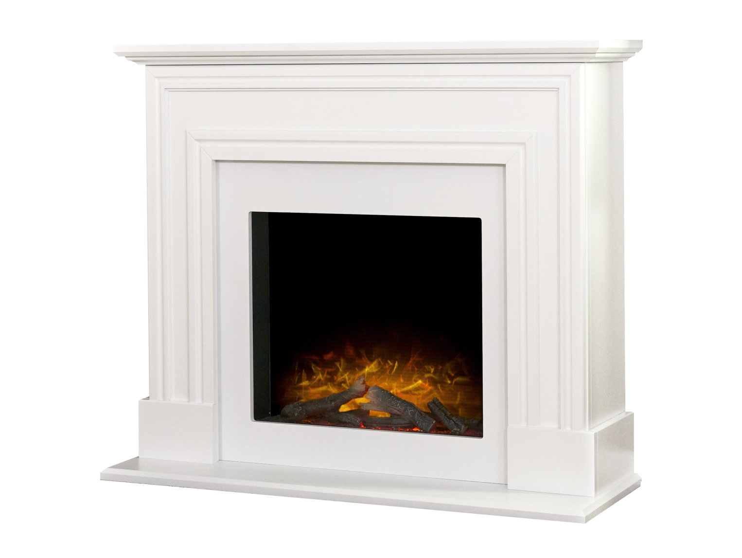 Adam Sandwell Electric Fireplace Suite Pure White, 44"