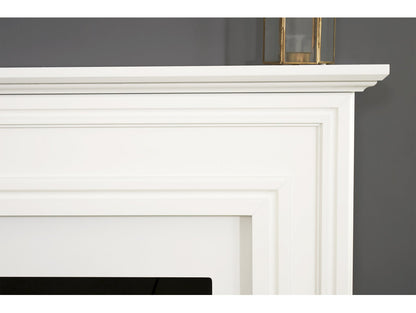 Adam Sandwell Electric Fireplace Suite Pure White, 44"