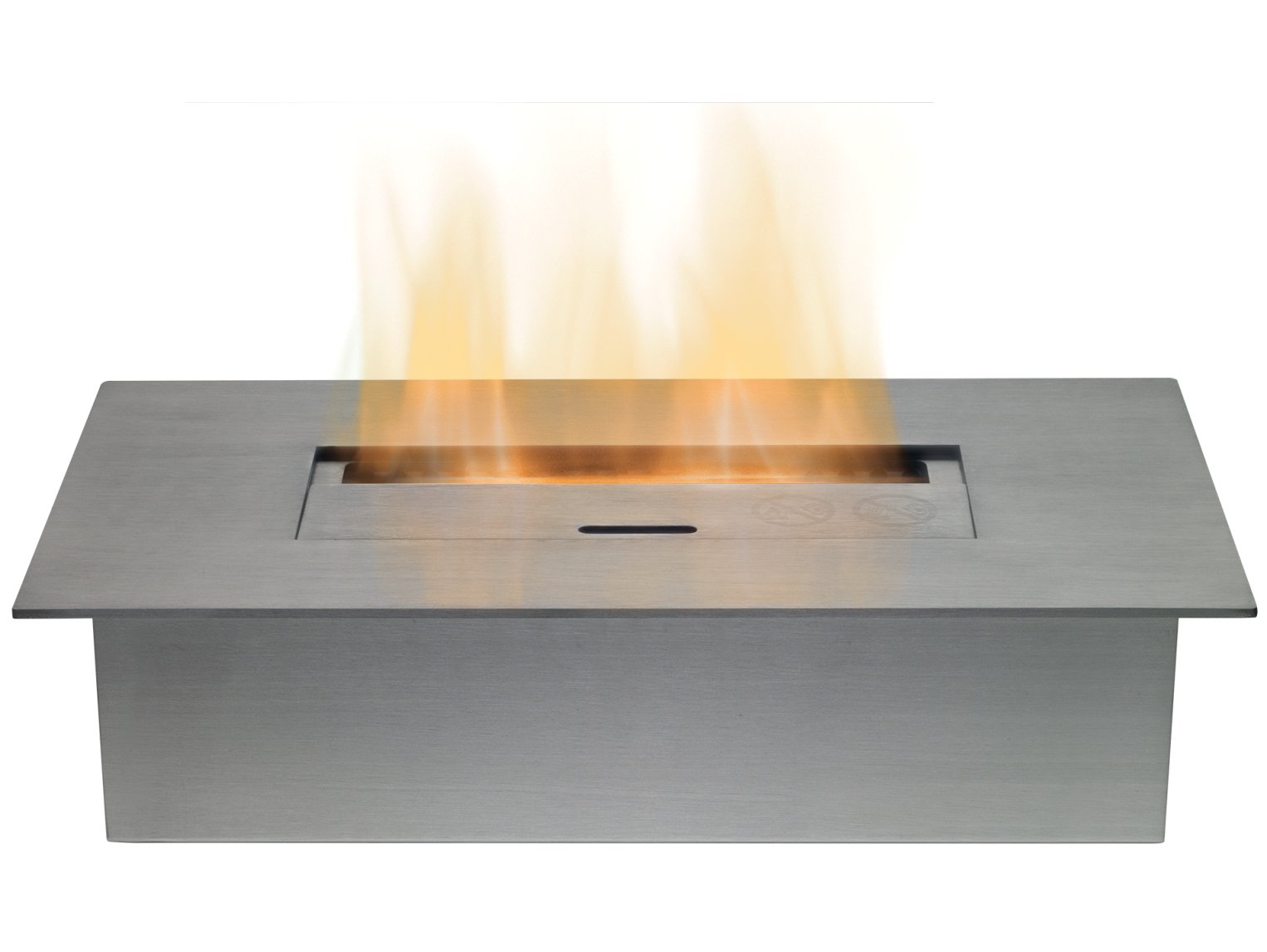 Small Bio Ethanol Burner in Stainless Steel, 1.5 Litre Capacity