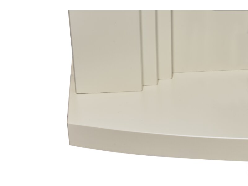Adam Truro Fireplace Suite Cream + Colorado Electric Fire Chrome,  41"