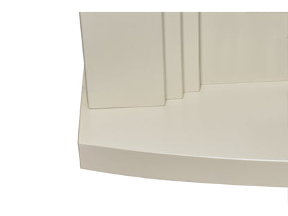 Adam Truro Fireplace Suite Cream + Colorado Electric Fire Chrome,  41"