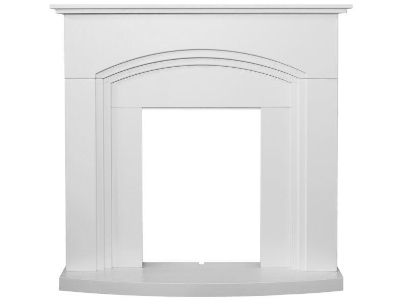 Adam Truro Fireplace Pure White, 41"
