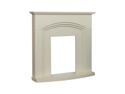 Adam Truro Electric Fireplace Cream, 41"