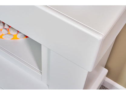 Adam Verona all White Electric Fireplace Suite , 48"