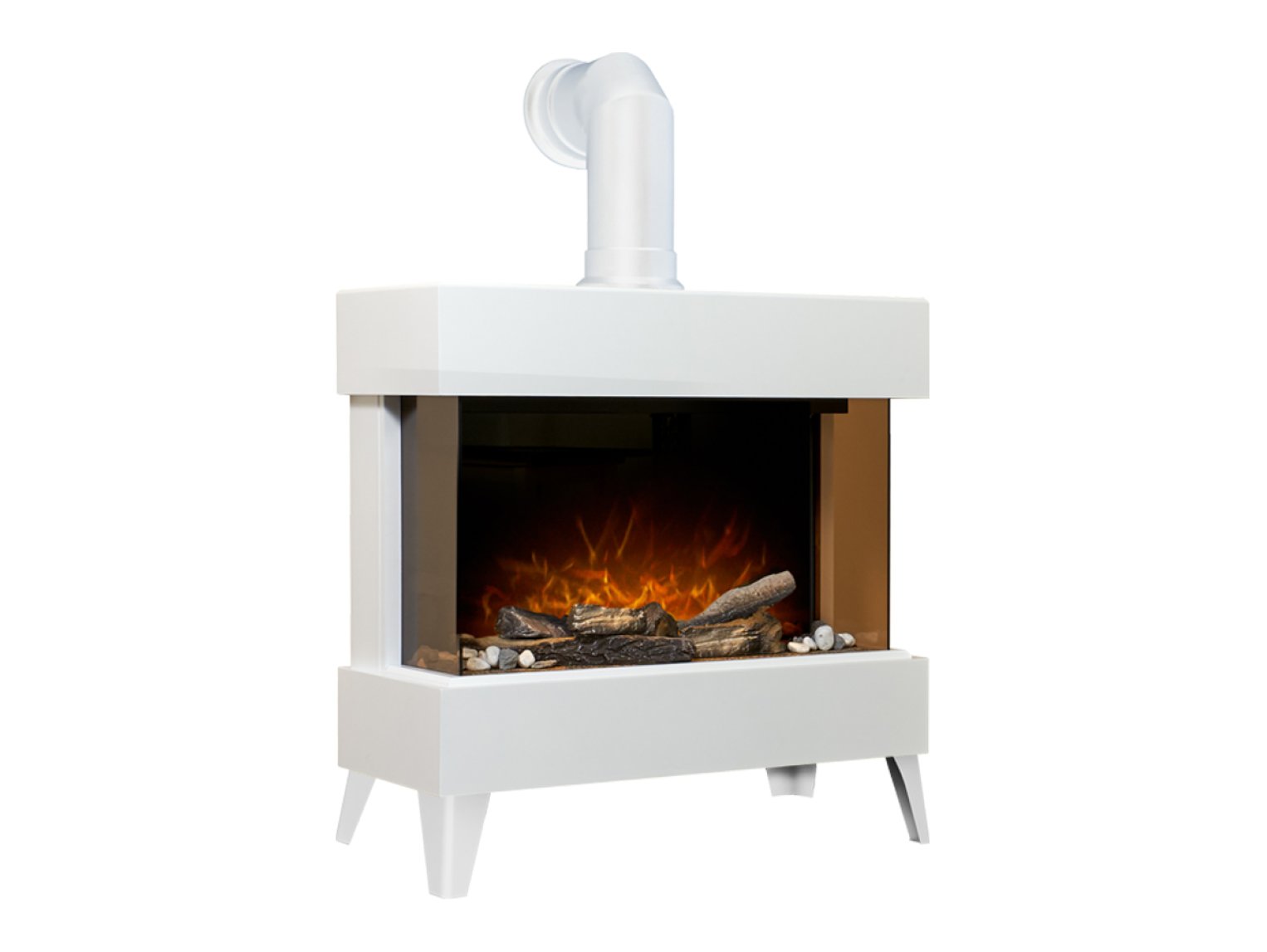 Adam Viera Electric Stove + Remote Control White