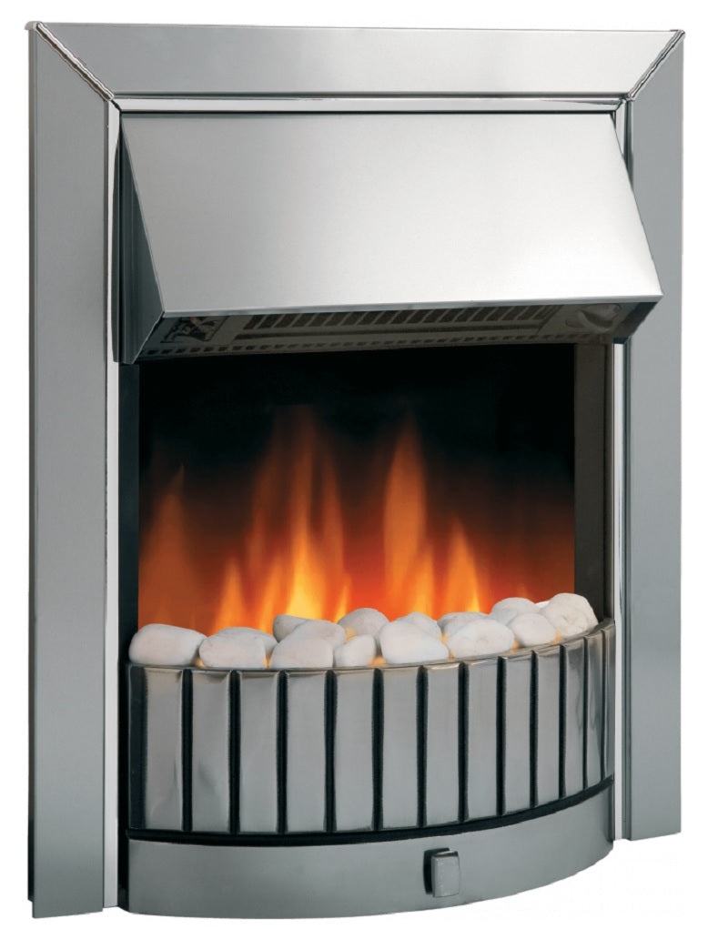 Dimplex Delius Chrome Optiflame Electric Inset 2kW Fire