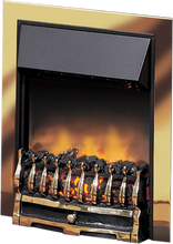 Load image into Gallery viewer, Dimplex Wynford Brass Optiflame Inset Electric 2kW Fire
