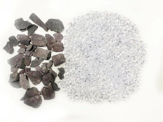 Slate & Crystal Fuel Bed Set for Media Wall Fire