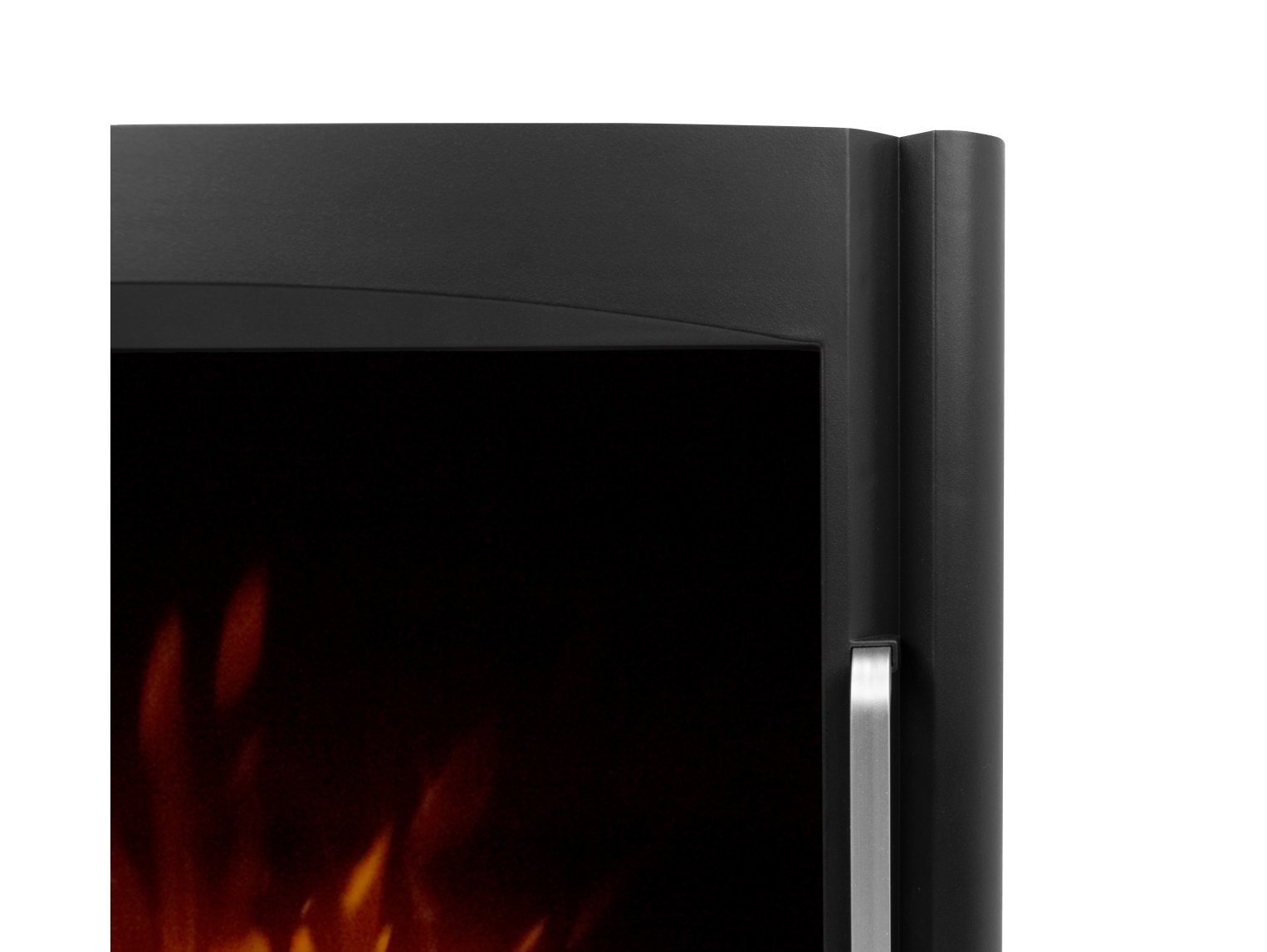 Sureflame Keston Electric Stove Black + Angled Stove Pipe
