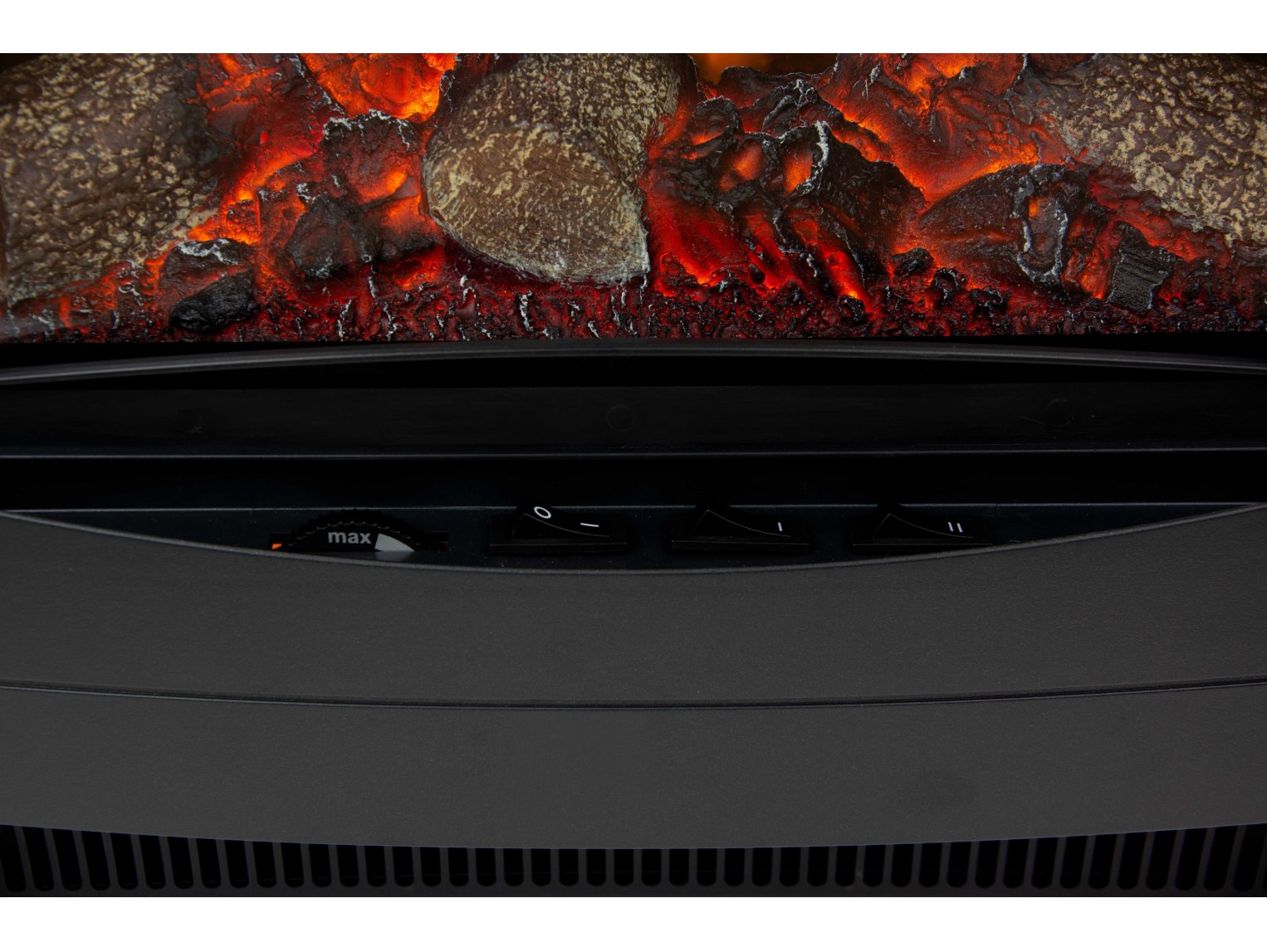Sureflame Keston Electric Stove Black + Angled Stove Pipe