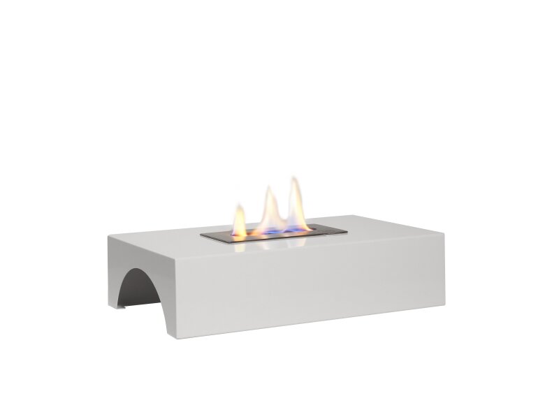 Sureflame Piccolo Freestanding Bio Ethanol Fire in White