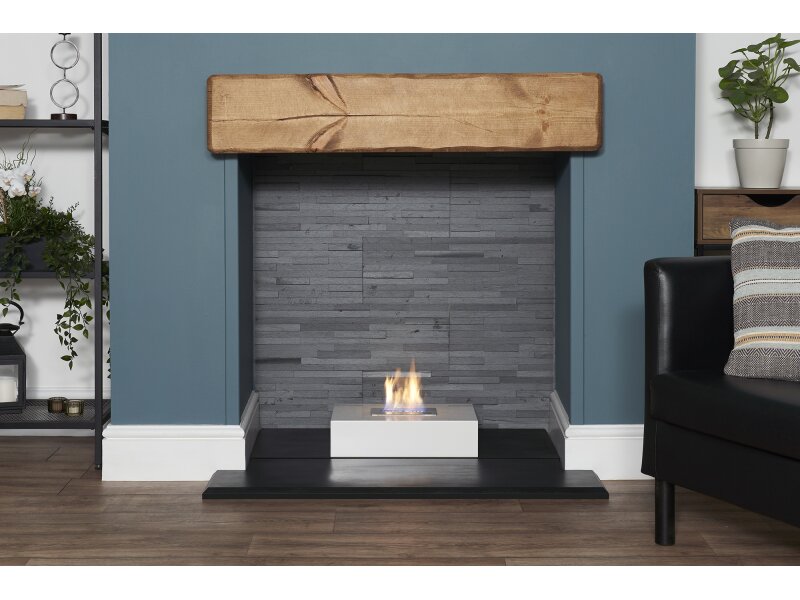 Sureflame White Piccolo Freestanding Bio Ethanol Fire