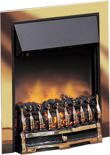 Dimplex Wynford Brass Optiflame Inset Electric 2kW Fire