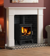 Load image into Gallery viewer, Gallery Classic 8 ECO Black Stove Wood Burning Multifuel Ecodesign Stove 8kW
