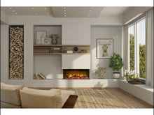 Load and play video in Gallery viewer, Acantha Aspire 75 Fully Inset Media Wall electric fire

