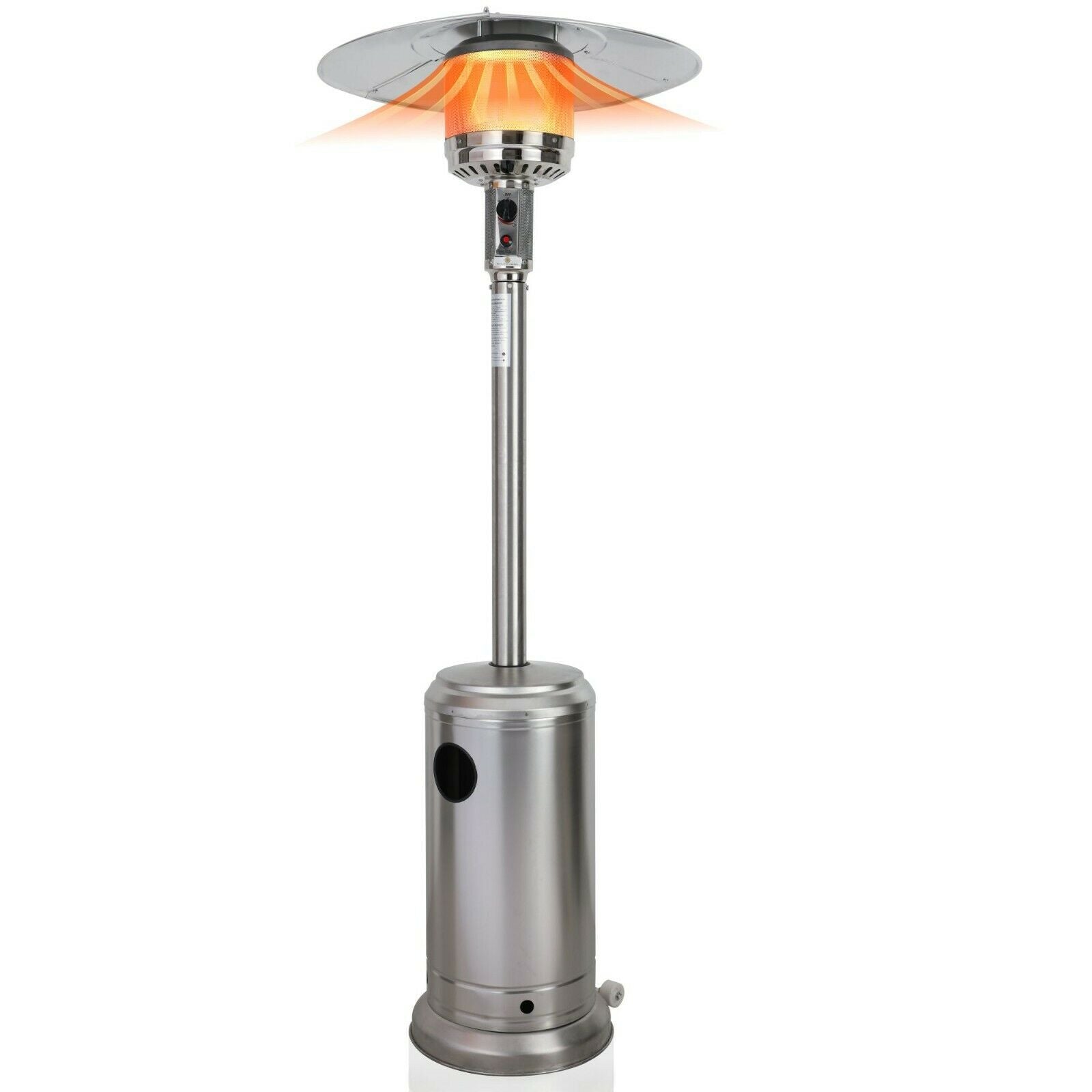 Patio Heater Gas Outdoor Garden 12.5kW NEW Stainless Steel hot tub