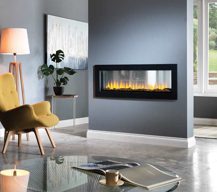 Aurora Duplex Wall Inset Electric Fire - HW9333 (Double sided)